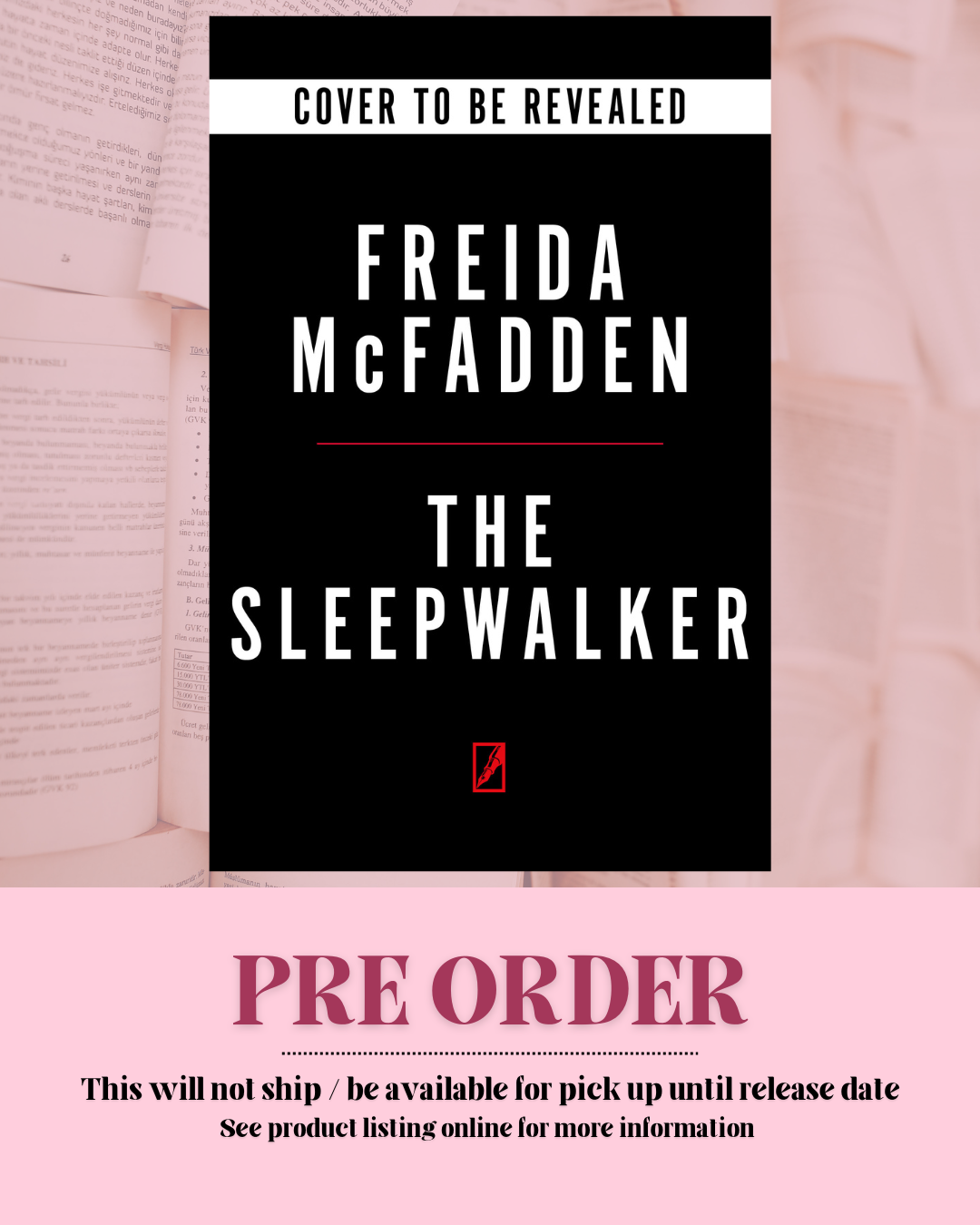 The Sleepwalker by Freida McFadden *PREORDER*