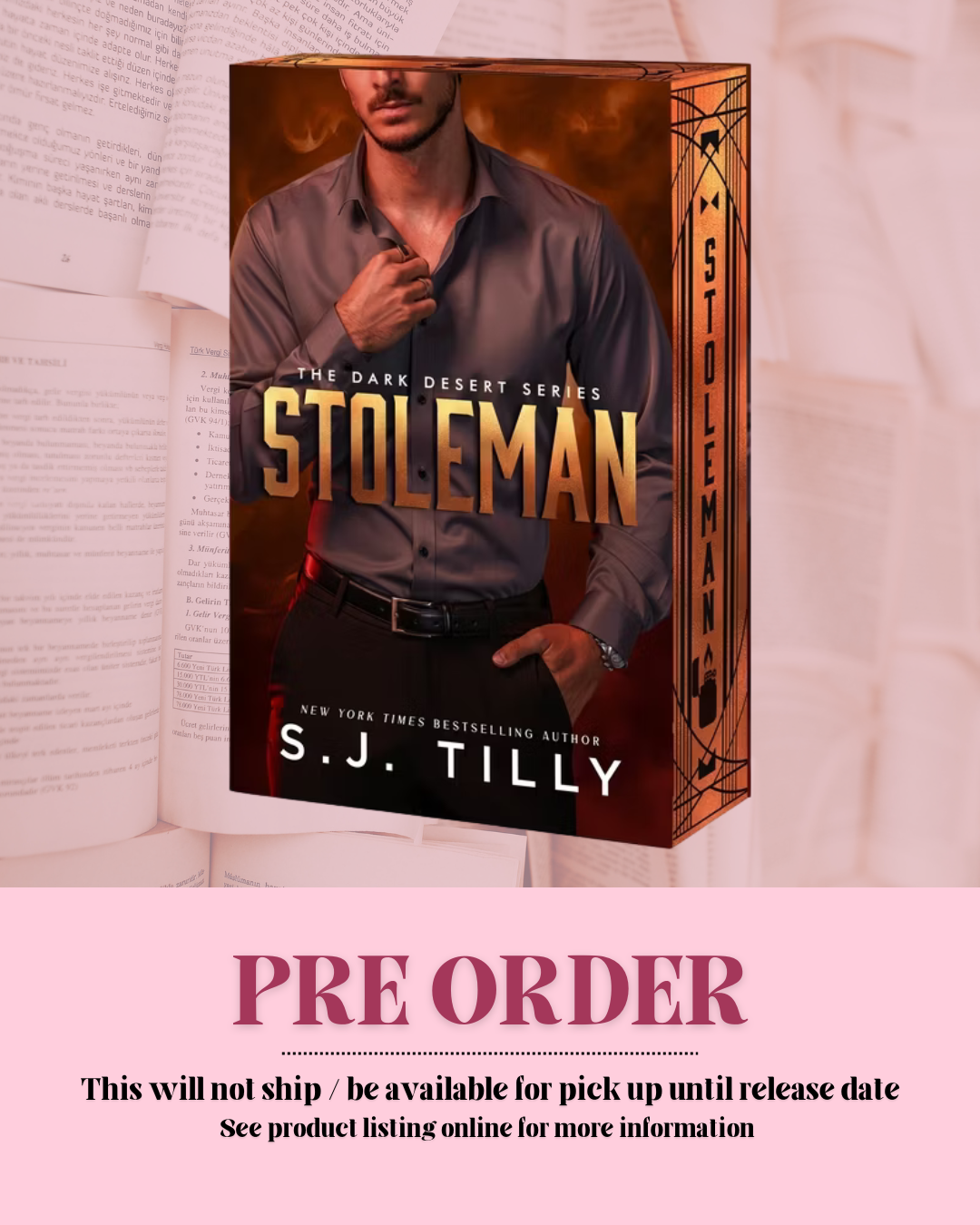 Stoleman by S.J. Tilly *PREORDER*