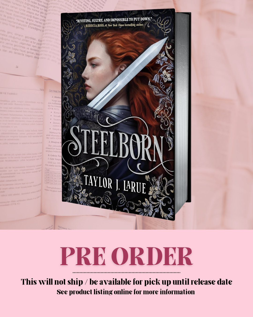 Steelborn by Taylor J. LaRue *PREORDER* (Deluxe Limited Edition) (Book 1)