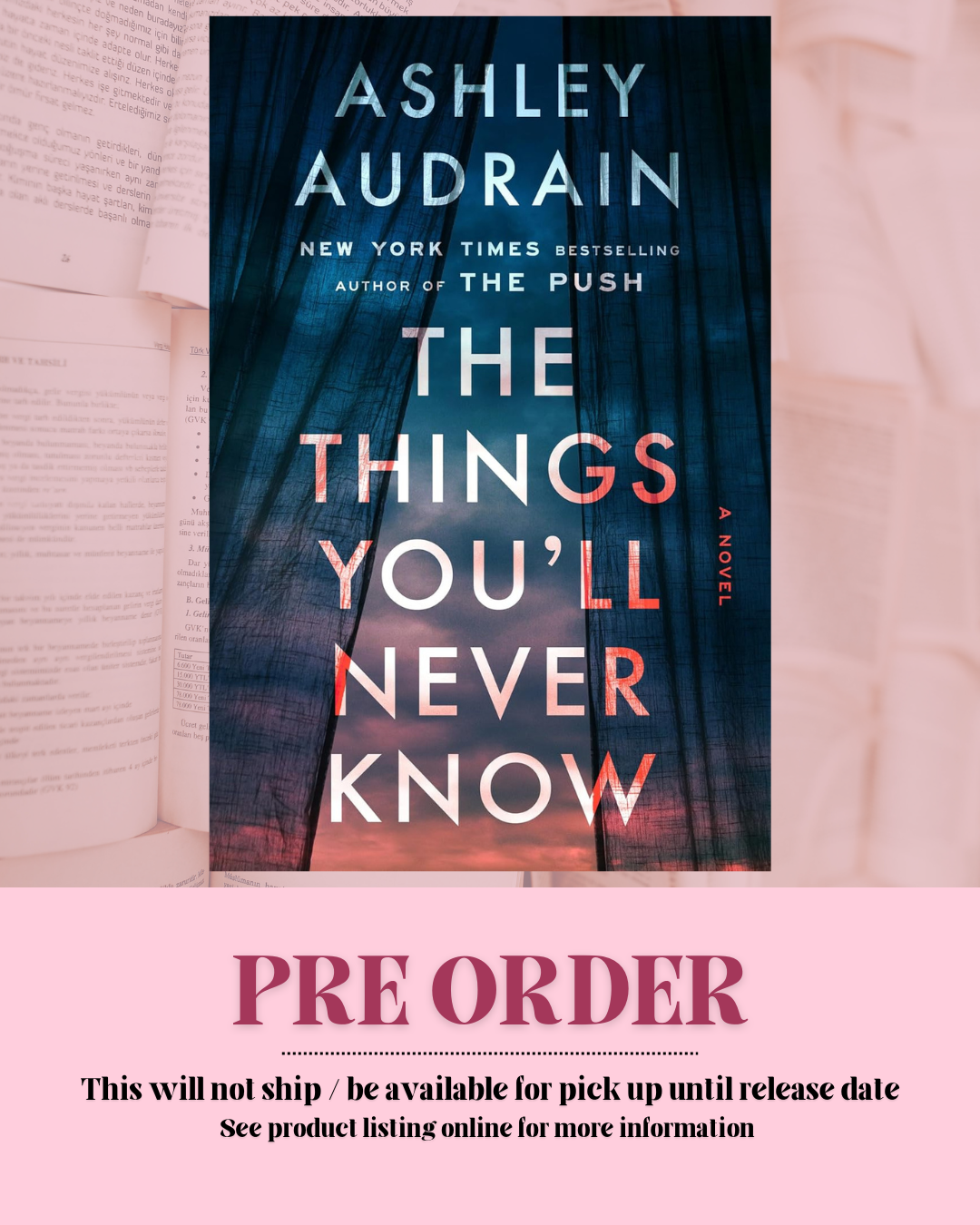 The Things You'll Never Know by Ashley Audrain *PREORDER*