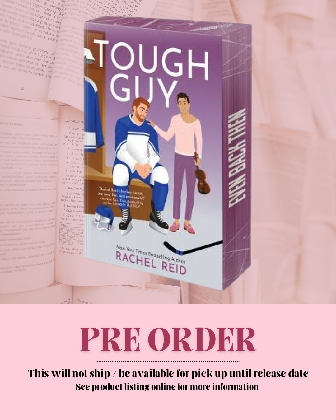 Tough Guy by Rachel Reid (Game Changers: Book 3) (Deluxe Limited Edition) *PREORDER*
