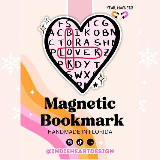 Book Lover Magnetic Bookmark