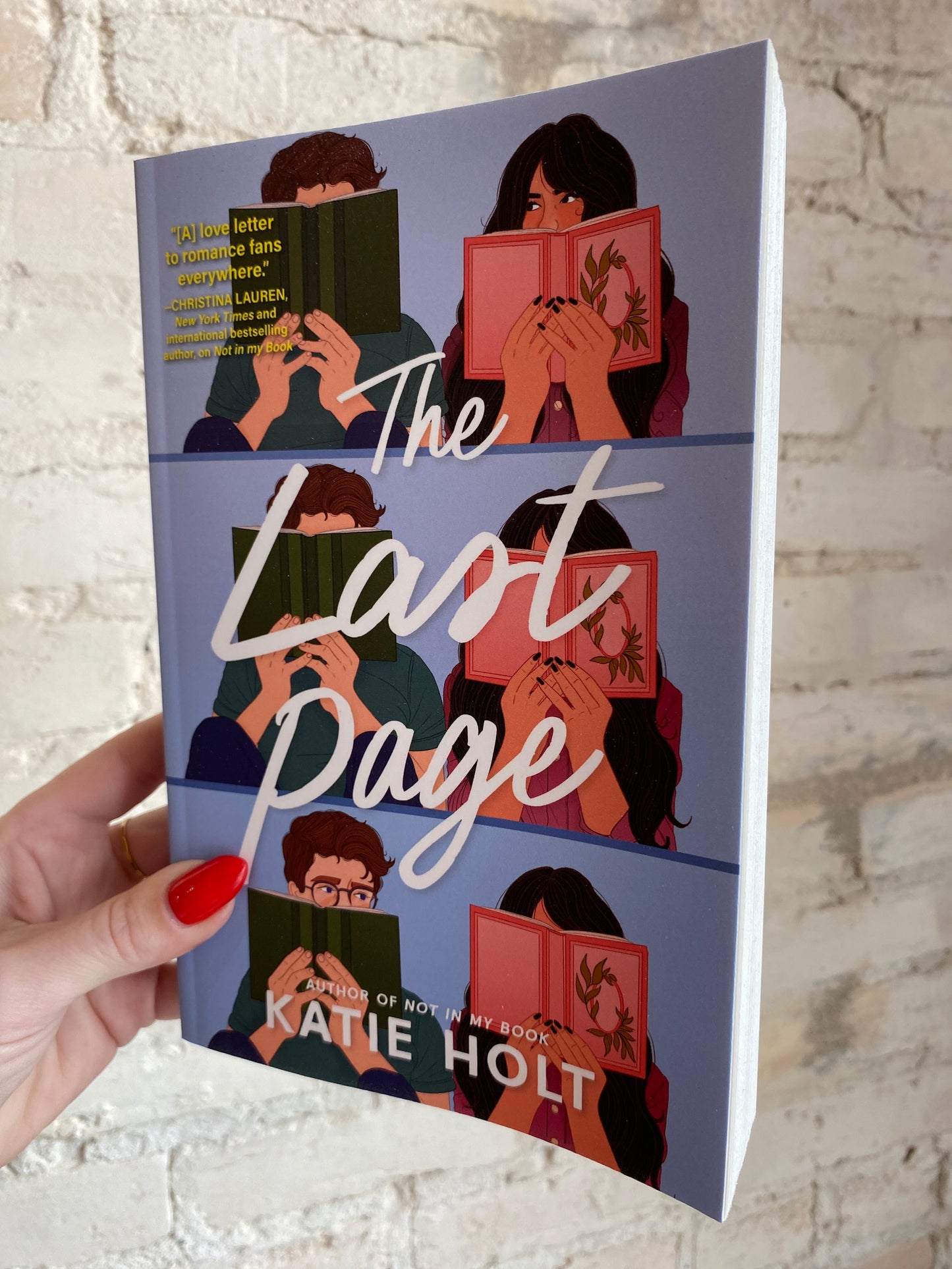 The Last Page by Katie Holt (With Book Plate and Swag)