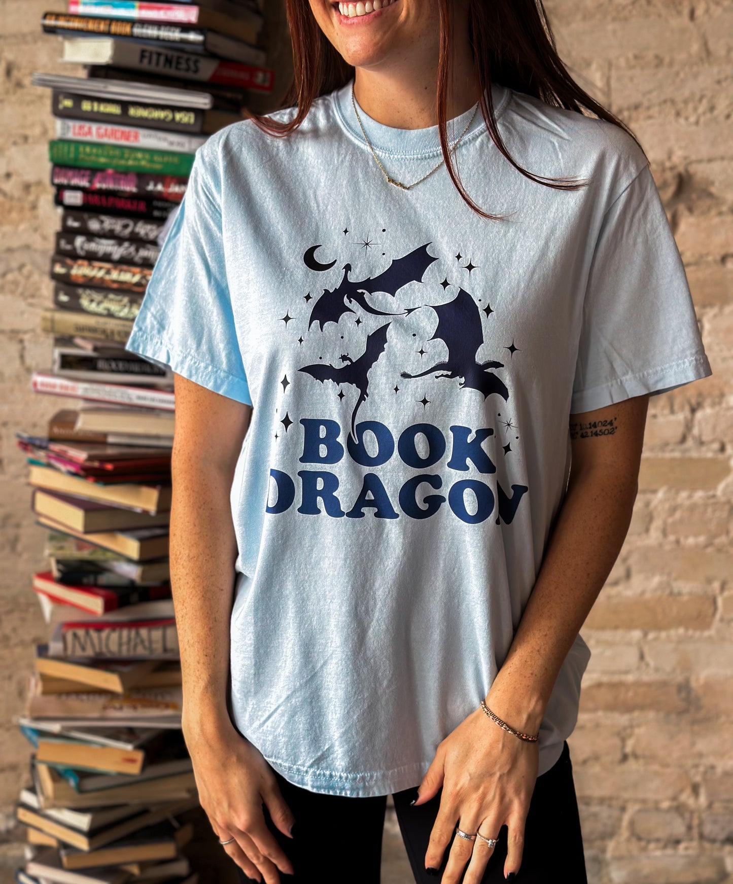 Book Dragon T Shirt