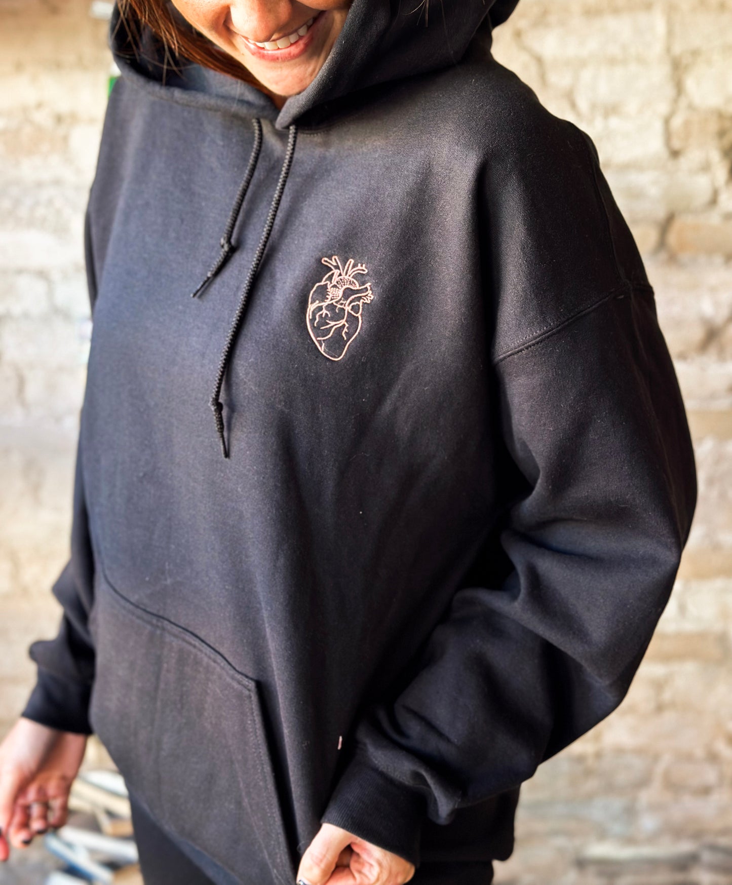 Romance Reader Embroidered Hoodie