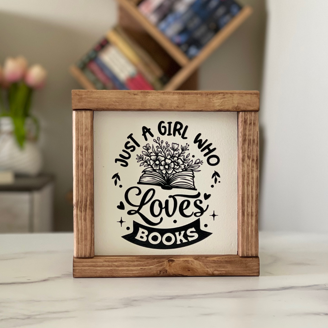 Mini Wood Sign - Just a Girl