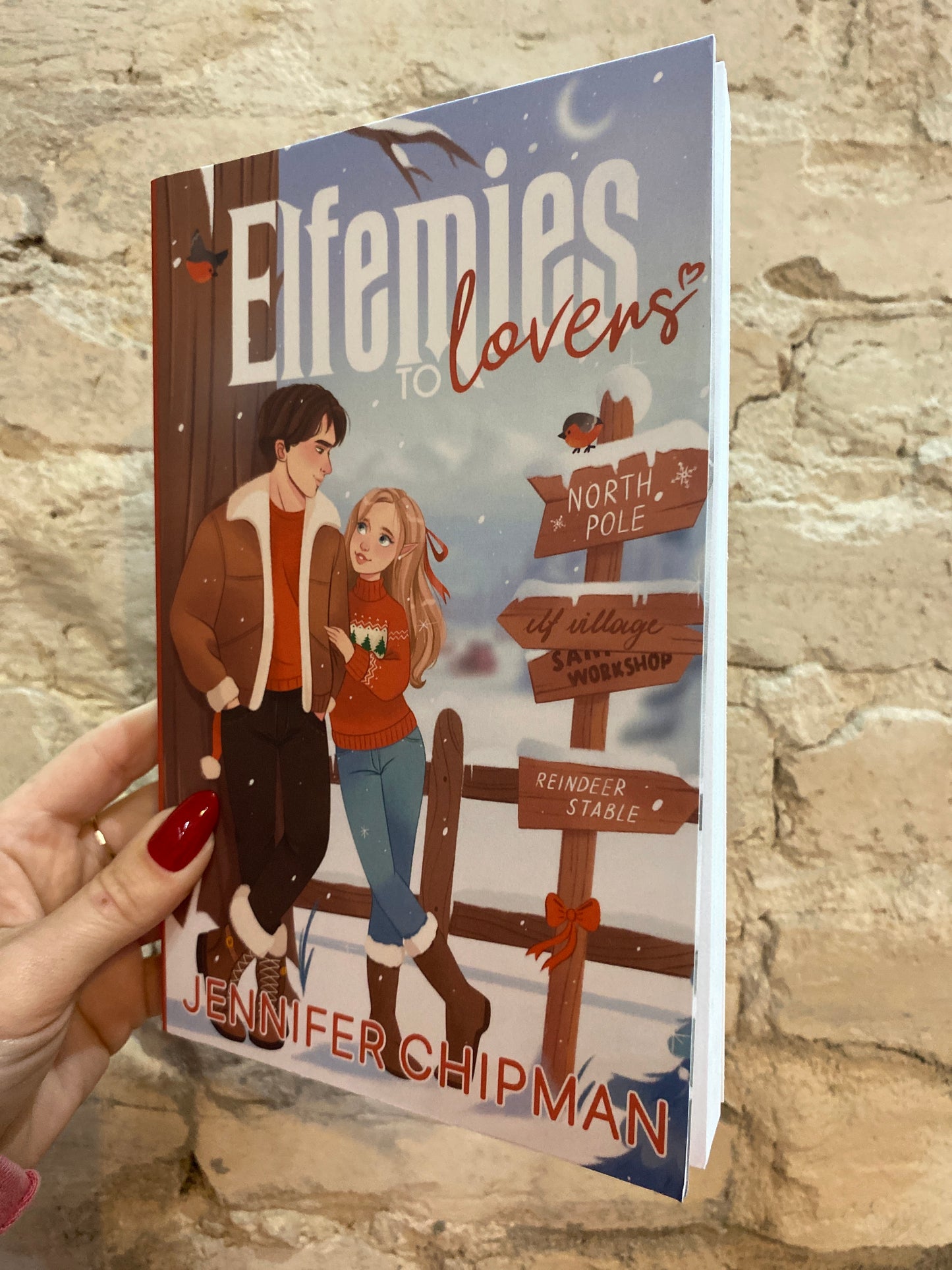 Elfemies to Lovers by Jennifer Chipman *SIGNED w/ art*