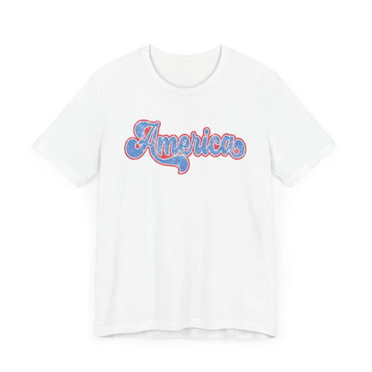Distressed America T Shirt