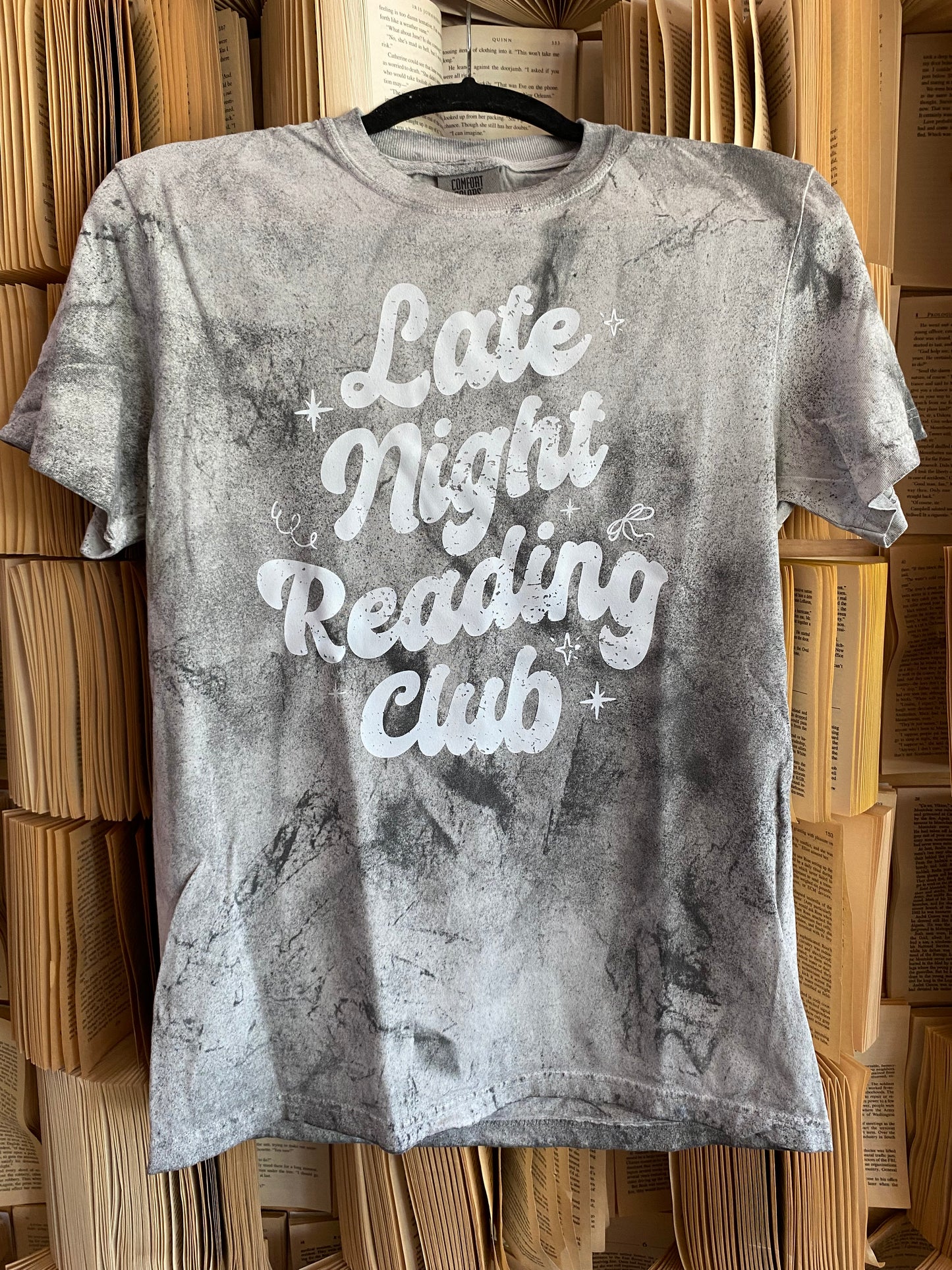 Late Night Reading Club | Distressed T-Shirt