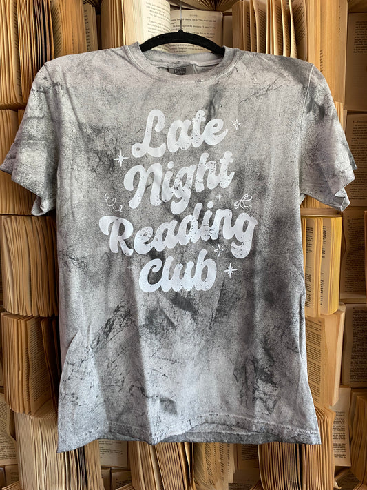 Late Night Reading Club | Distressed T-Shirt