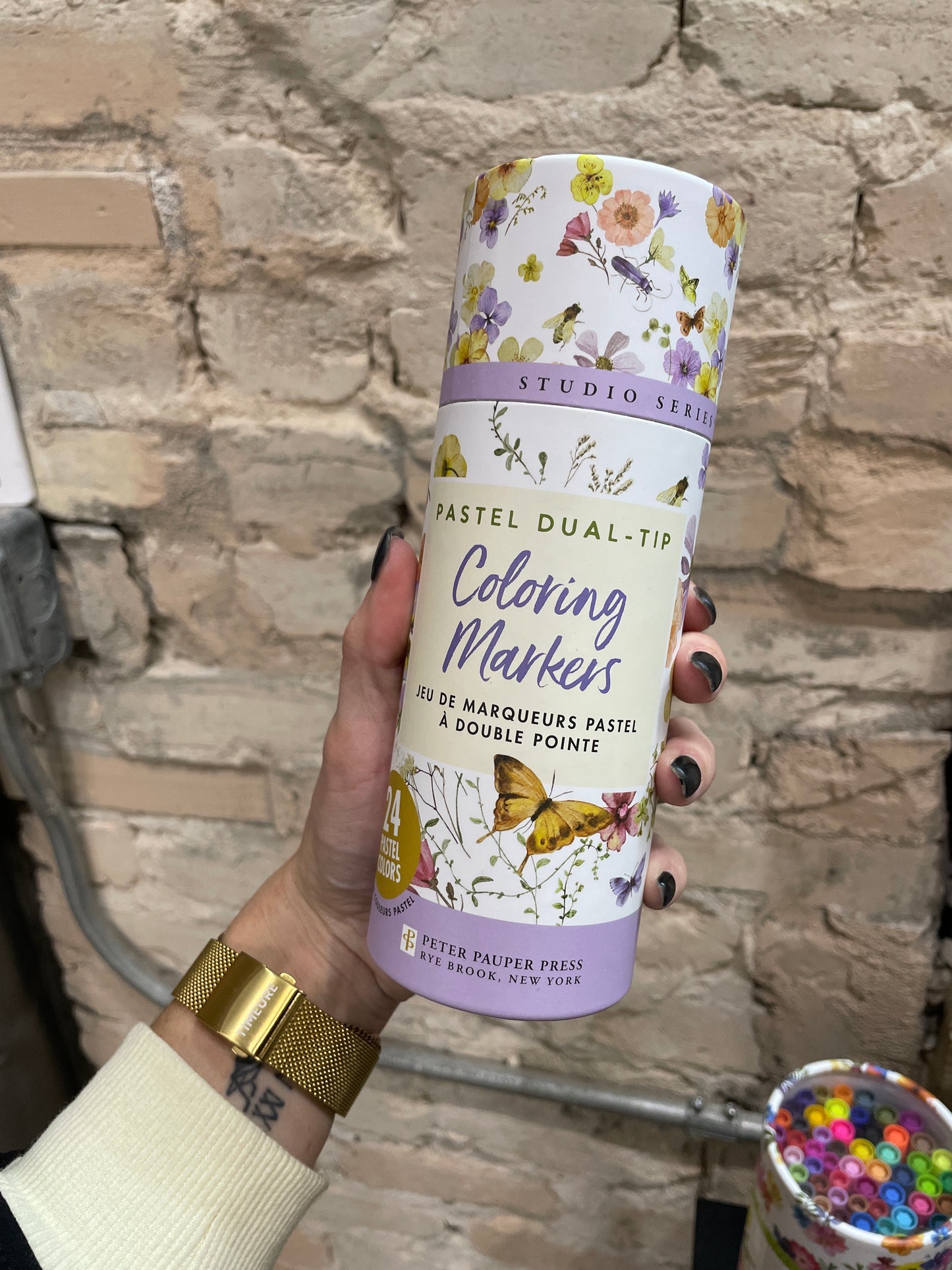 Pastel Tone dual tip coloring markers