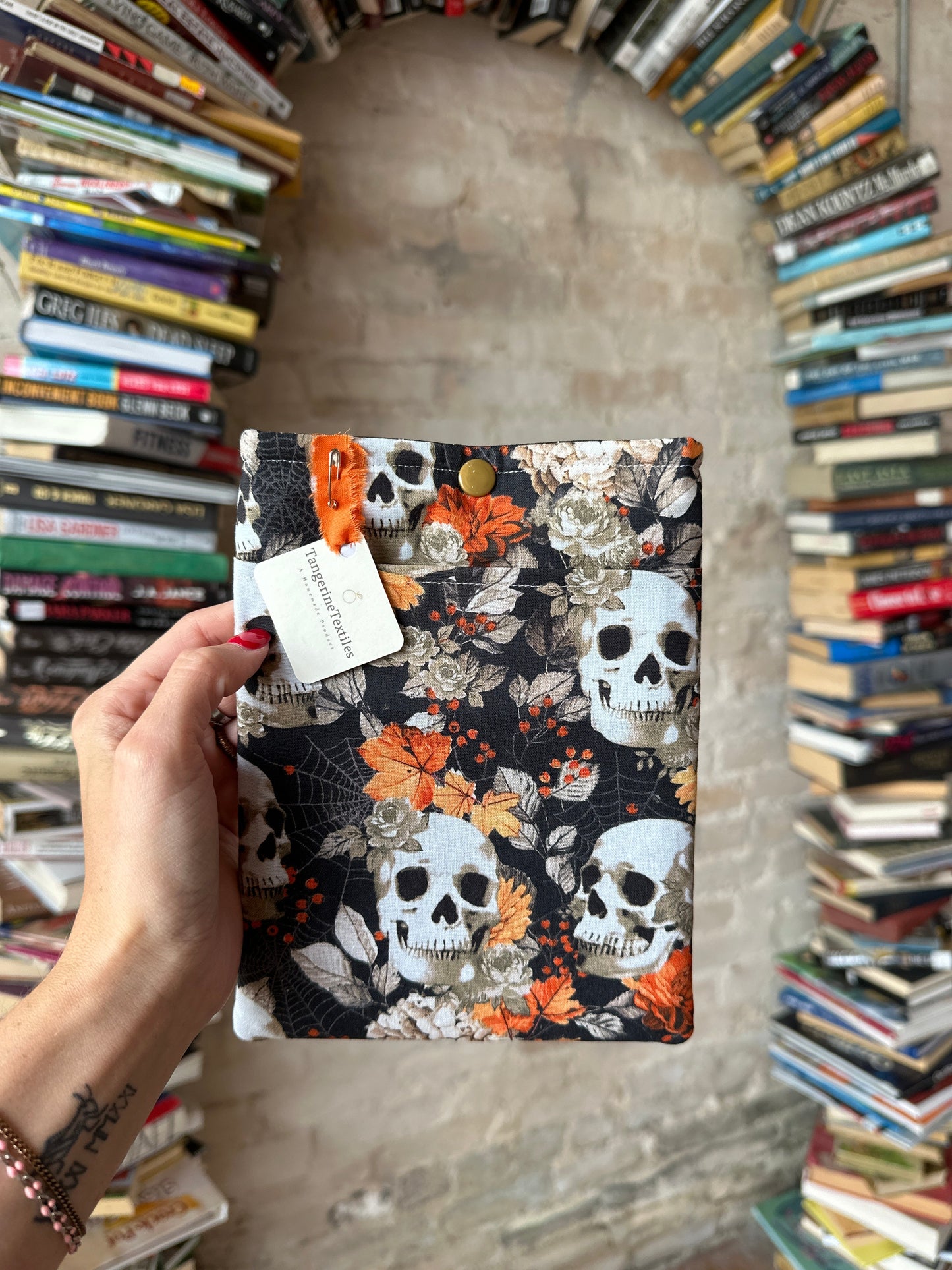 Kindle Sleeve Skulls And Fall Floral  $22