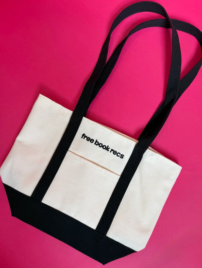 Free Book Recs Mini Tote Bag