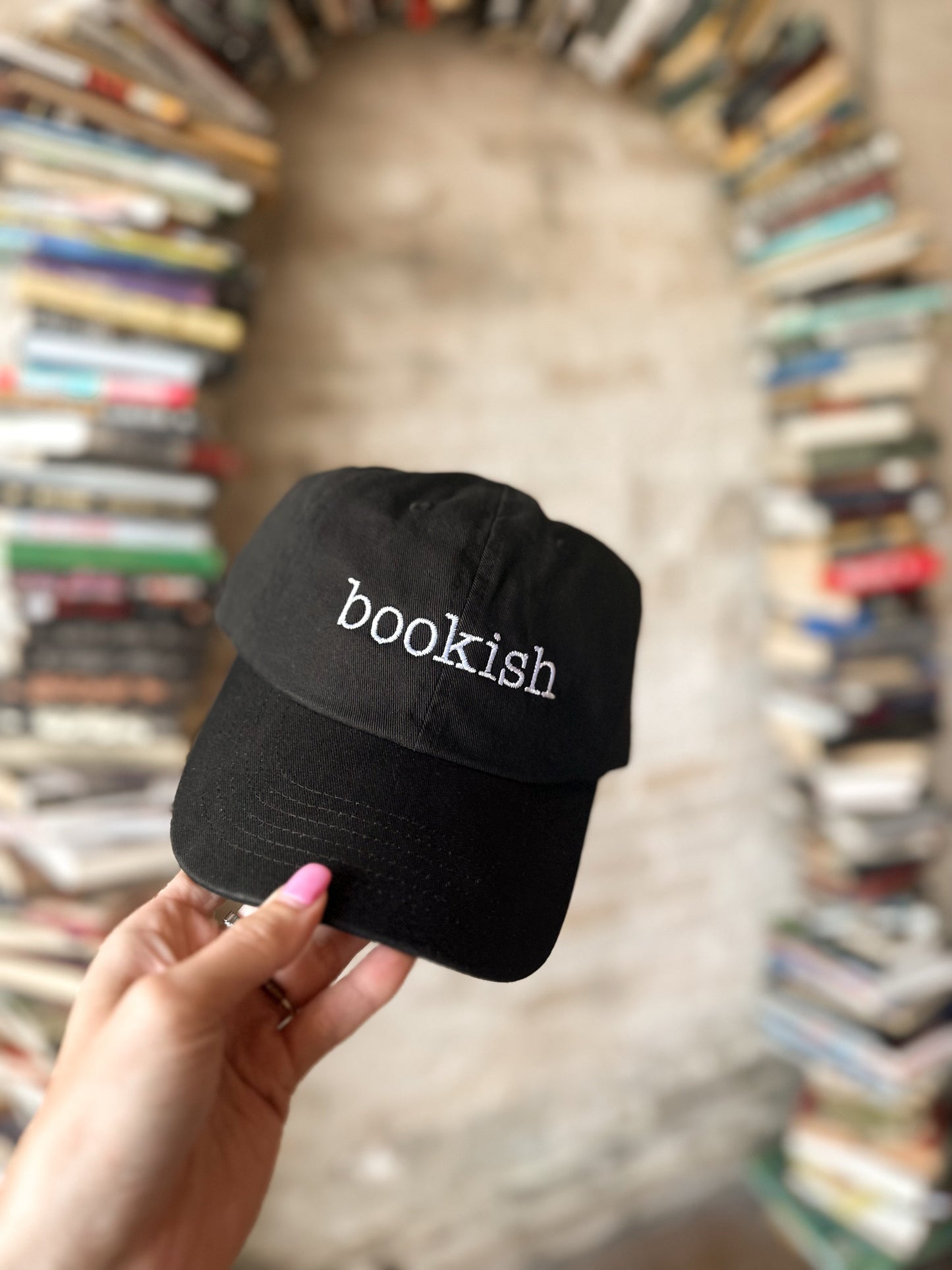 Bookish Hat Black