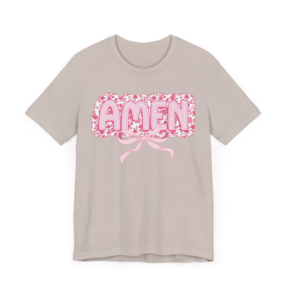 Amen Pink Bow T Shirt