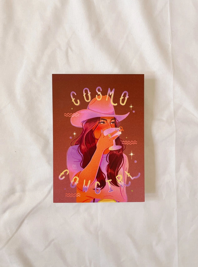 Cosmo Cowgirl Print 5x7