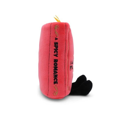 “I Like My Men Fictional” plushie keychain