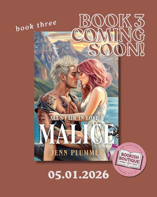 All's Fair in Love & Malice: Book 3 by Jenn Plummer *SIGNED* Indie Exclusive PREORDER