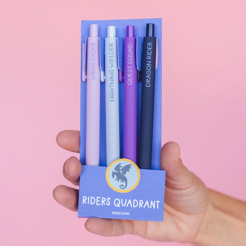 Romantasy Riders Quadrant Pen Set