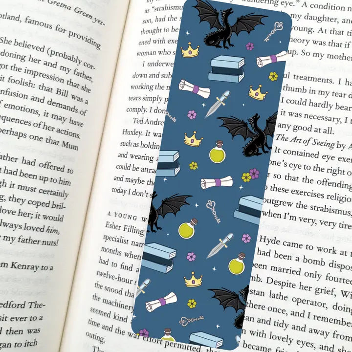 Fantasy Reader Dragon Bookmark