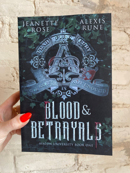 Blood & Betrayal by Jeanette Rose (Deluxe Edition) (Book 1) *SIGNED*