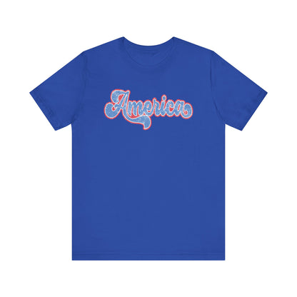 Distressed America T Shirt