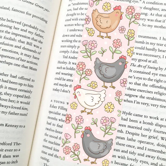 Spring Chickens Bookmark