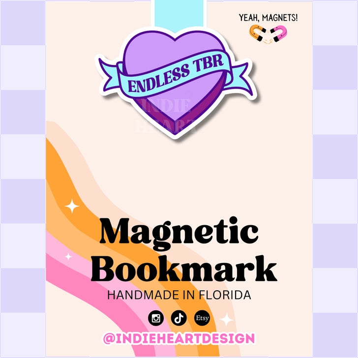 Endless TBR Magnetic Bookmark