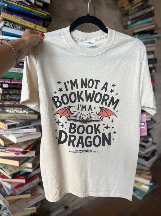 I'm not a bookworm, I am a book dragon T Shirt