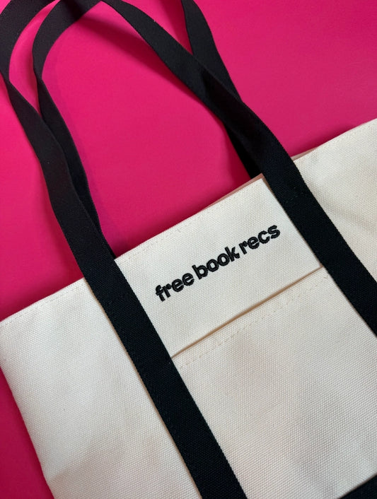 Free Book Recs Mini Tote Bag