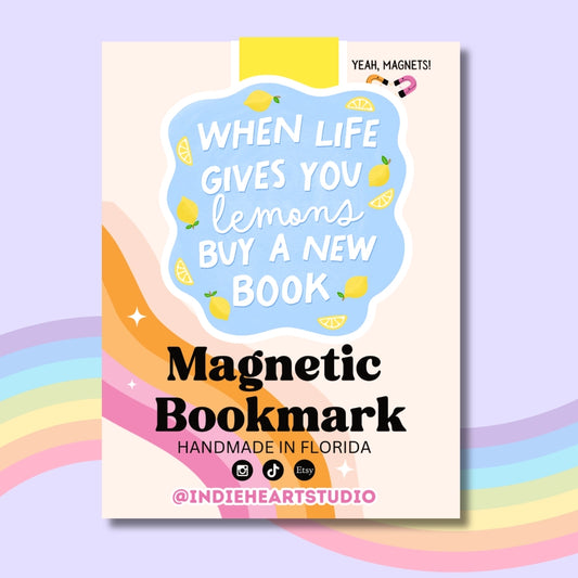 When Life Gives You Lemons Magnetic Bookmark