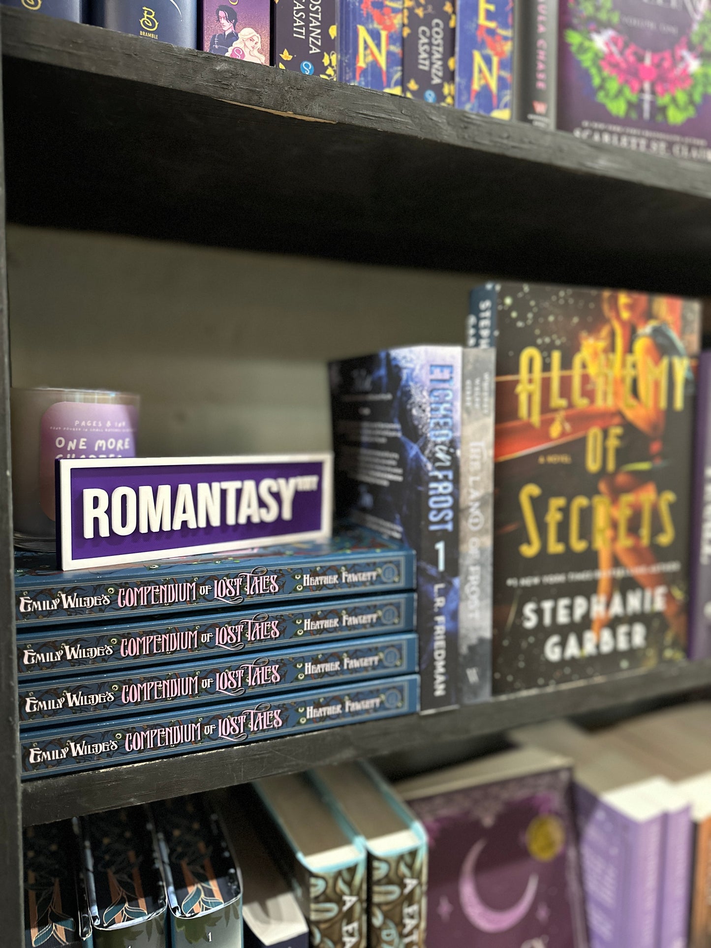 Romantasy Street Sign