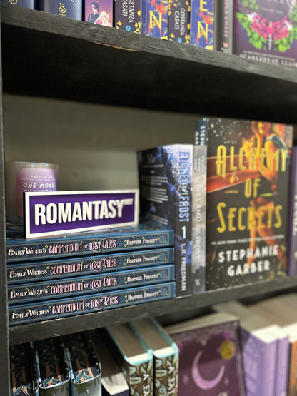 Romantasy Street Sign