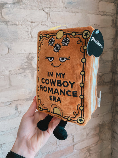 “In My Cowboy Romance Era” book plushie