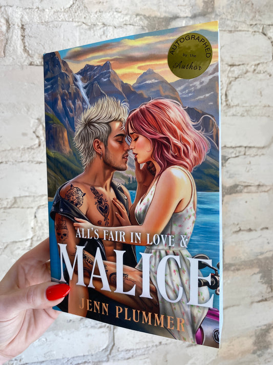 All's Fair in Love & Malice: Book 3 by Jenn Plummer *SIGNED* Indie Exclusive