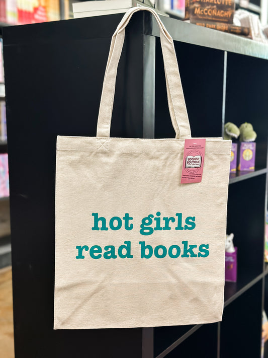 Hot Girls Read Books Tote Bag