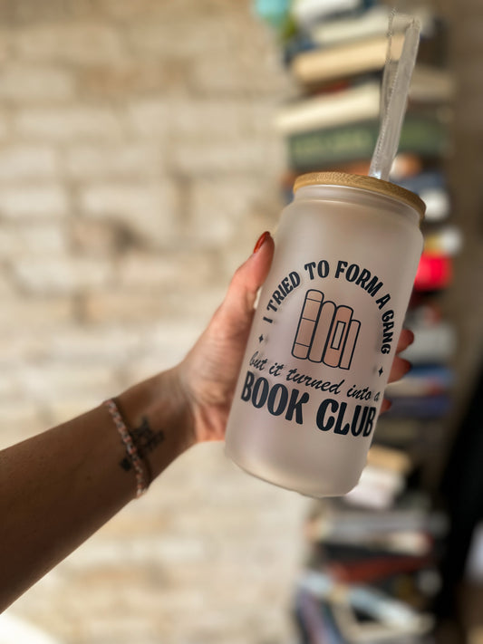 Book Club Gang Glass Tumbler