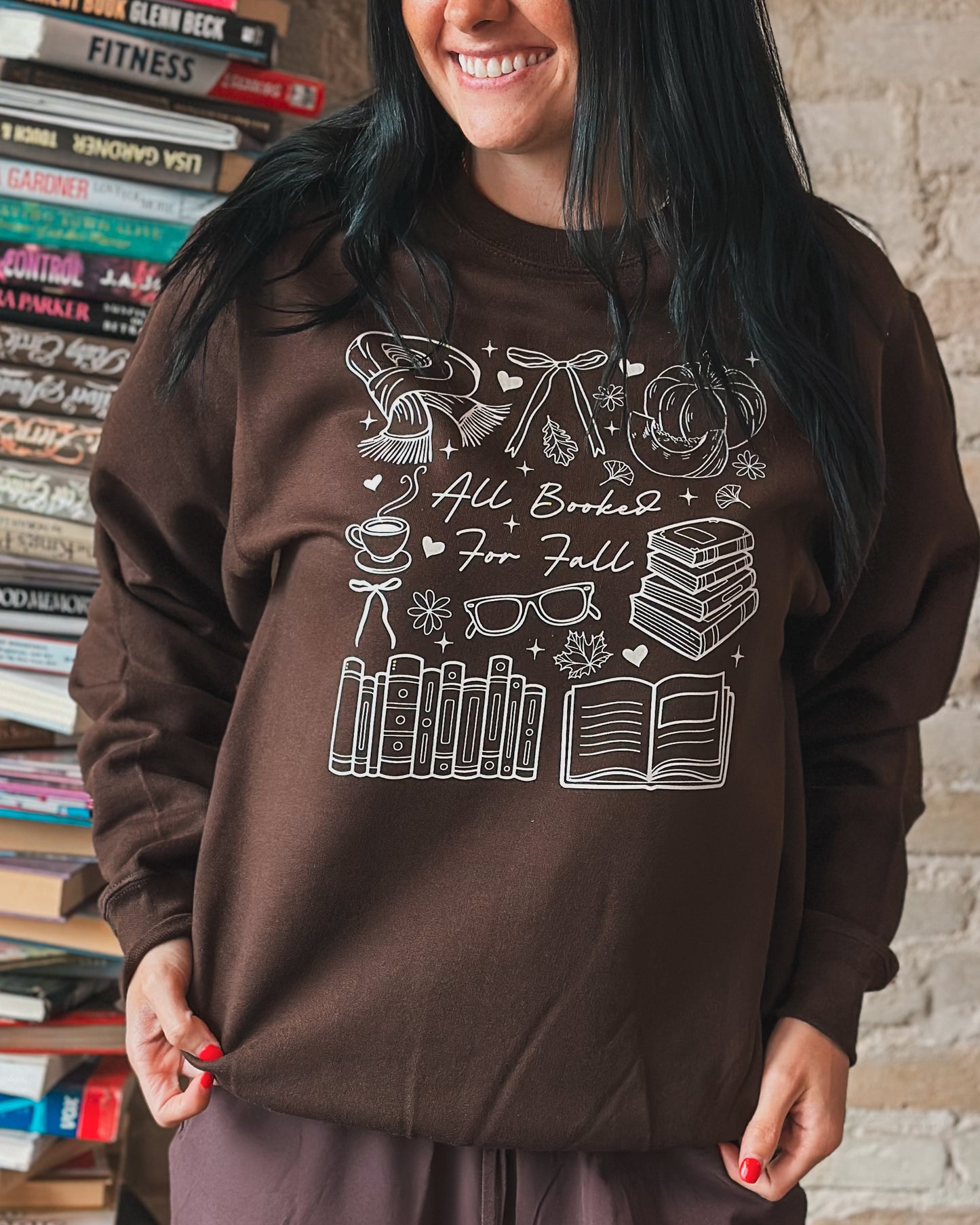 All Booked For Fall Sweatshirt