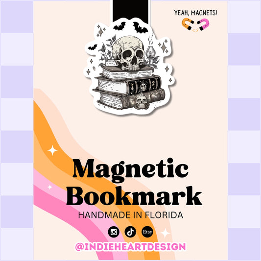 Skull Magnetic Bookmark