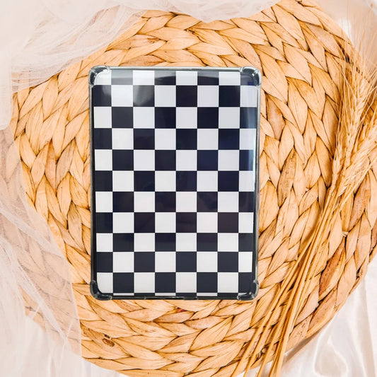 Checkered Clear Kindle Case Insert