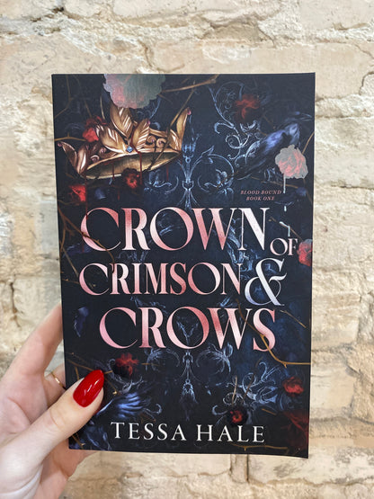 Crown of Crimson and Crows by Tessa Hale (Deluxe Edition) (Blood Bound: Book 1)