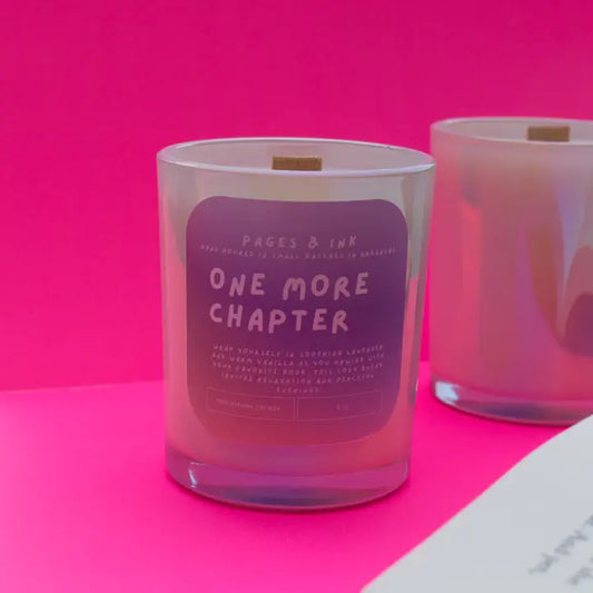Just One More Chapter Candle
