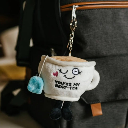 “You’re My Best-Tea” plushie keychain