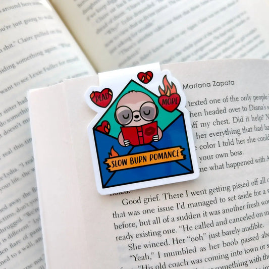 Read more slow burn Magnetic Bookmark