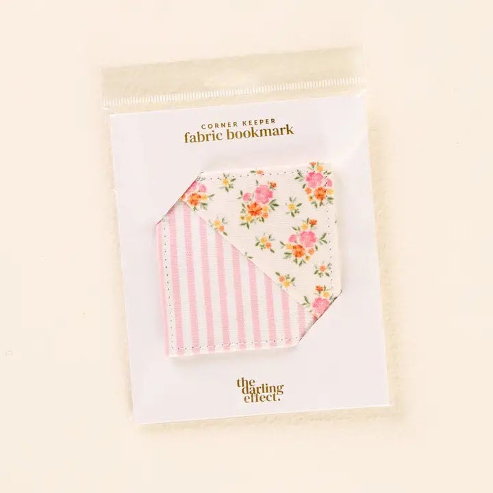 Corner Keeper Fabric Bookmark– Endless Daydream Cream