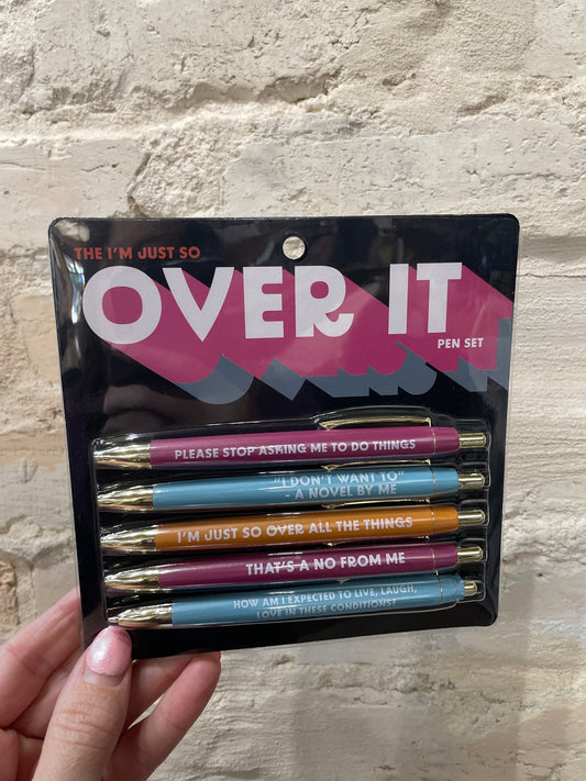 Over It Pen Set