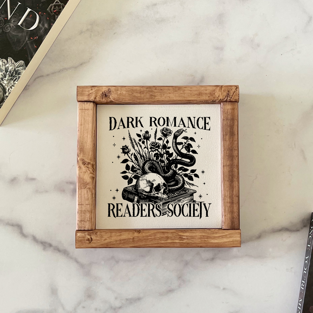 Mini Wood Sign - Dark Romance