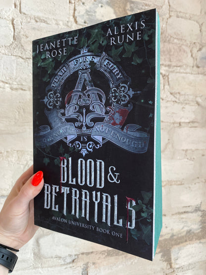 Blood & Betrayal by Jeanette Rose (Deluxe Edition) (Book 1) *SIGNED*