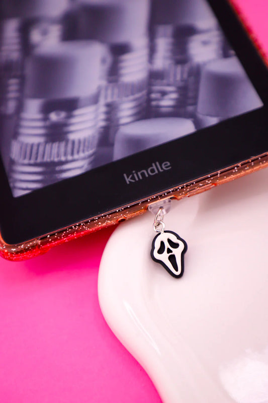 Ghost Face Kindle Charm