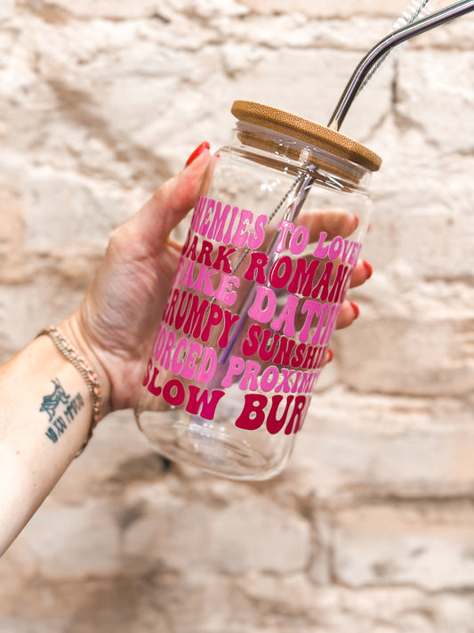 Slow burn Glass Tumbler